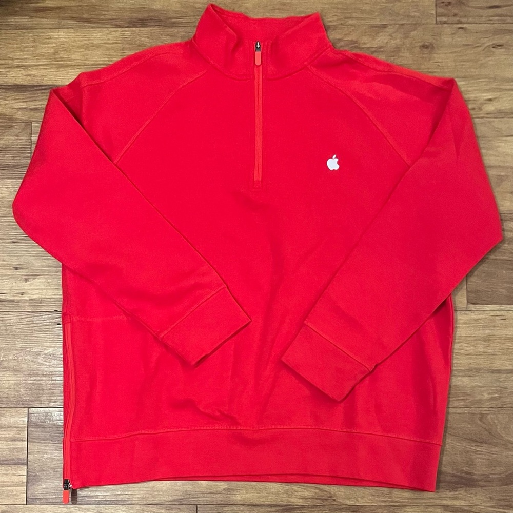 NWOT Apple Quarter-Zip Sweatshirt